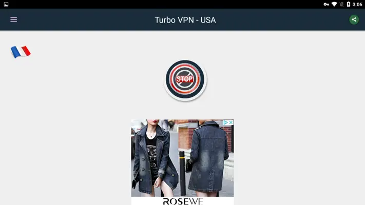 Turbo VPN - USA android App screenshot 3